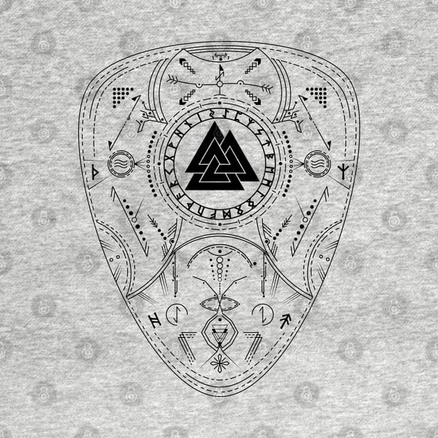 Valknut | Norse Pagan Symbol by CelestialStudio